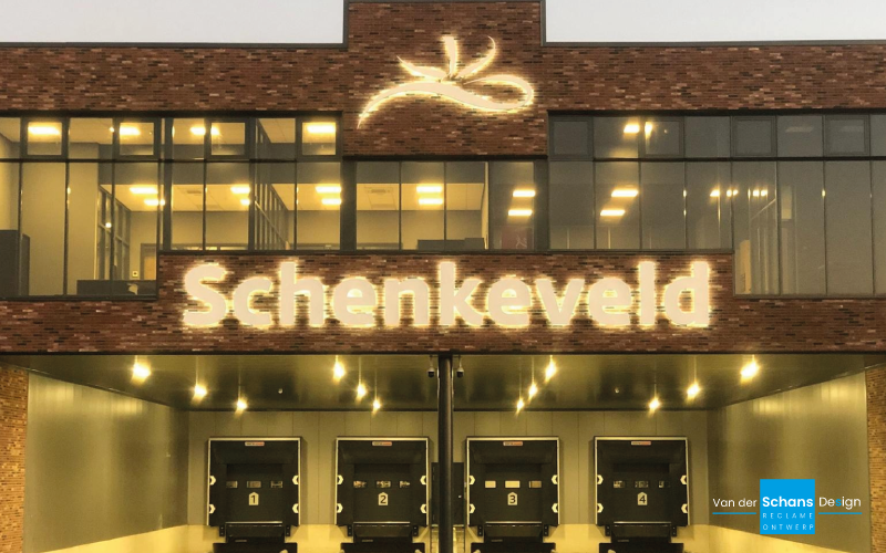 Schenkeveld gevelreclame Schiphol - van der Schans Design - Den Hoorn
