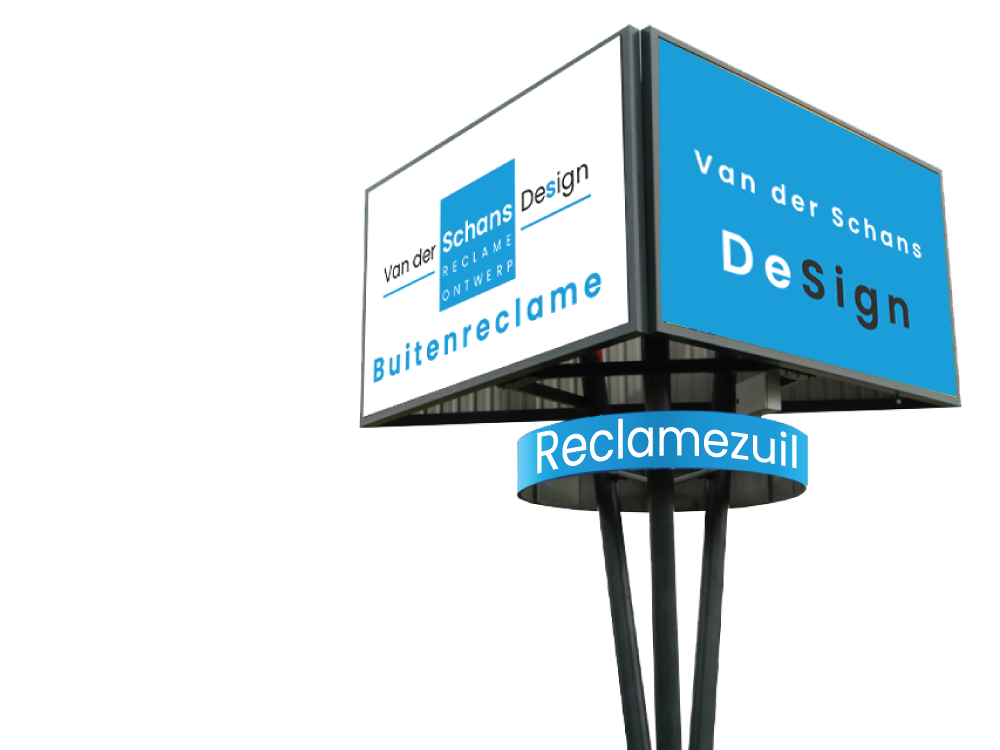 Buitenreclame - reclamezuil - Van der Schans Design - 01